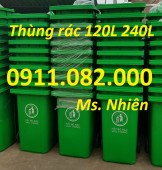 Thùng rác y ết giá rẻ- thùng rác 120L 240L 660L giá sỉ tại đồng tháp- lh 0911082