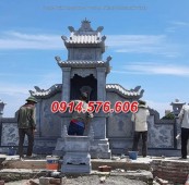 645+ lăng mộ đá gia đình dòng họ đẹp bán Bình Phước, hai mái che