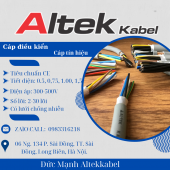 Cáp Điều Khiển Altek Kabel - Nhận Thông Tin Chi Tiết Chỉ Sau Một Click