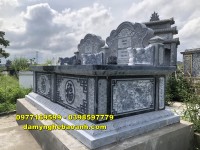 mẫu mộ đôi đá nguyên khối siêu đẹp được bán trên toàn quốc ct002