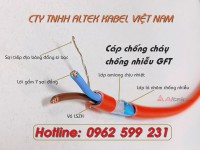 Cáp chống cháy chống nhiễu Altek kabel + GFT (vải amiang)