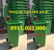 Chuyên bỏ sỉ thùng rác 120L 240L giá rẻ cho đại lý- thùng rác giá rẻ tại cần thơ