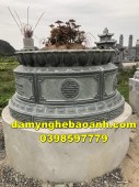 22 mẫu mộ đá – mộ tròn đá đẹp tại Bắc Ninh