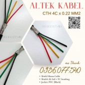 Cáp tín hiệu chống nhiễu Altek Kabel 4 x 0.22 mm2