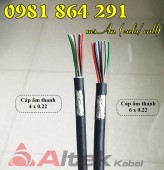 Cáp tín hiệu Altek Kabel 2,4,6,8 lõi tiết diện 0.22mm2 giá tốt