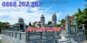 330 Nghĩa trang bằng đá đẹp bán tại Bắc Ninh, lăng mộ gia đình ông bà bố mẹ