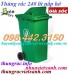 Thùng rác nhựa 240 lít nắp hở giá rẻ call 0984423150 – Huyền