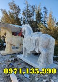 mẫu tượng con ngựa bằng đá đẹp bán kiên giang