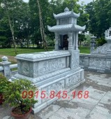 mẫu mộ đá mộ gia đình đẹp bán bến tre, mộ đơn giản đựng tro cốt 562
