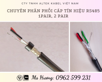 Cáp RS485 Altek kabel, cáp tín hiệu lõi và lưới xi bạc