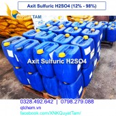 Axit sulfuric- H2SO4 (12‰ - 98‰) công nghiệp – Tank, Bồn