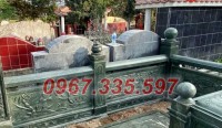 44 Mẫu lan can đá nhà thờ họ bán tại Tiền Giang - Mẫu hàng rào đá lăng mộ