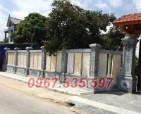 37 Mẫu lan can nghĩa trang bằng đá bán tại Đắk Nông - Mẫu hàng rào nhà thờ họ