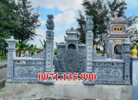 38 Ninh bình mẫu lăng mộ đá xanh đẹp bán tại Ninh Bình