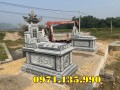 97- Mẫu mộ đá tự nhiên nguyên khối đẹp bán tại Quảng Ninh - mộ đá liền ngôi