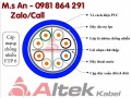 Cấu tạo dây cáp mạng chống nhiễu FTP Cat6, Cat5e Altek Kabel