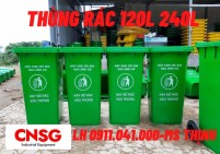 Sỉ lẻ thùng rác công cộng, thùng rác 120lit 240lit 660lit lh 0911.041.000