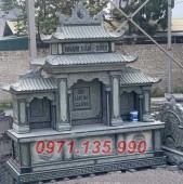 Quảng Ninh Mẫu khuôn viên lăng mộ đá xanh rêu đẹp bán tại Quảng Ninh