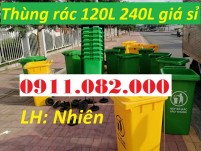 Giá sỉ thùng rác 120 lít 240 lít giá rẻ- thùng rác môi trường, thùng rác văn phò