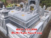 mẫu chụp mộ đôi bằng đá đẹp bán tại Vĩnh Long