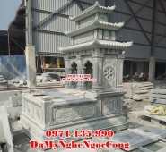 mẫu mộ đá đôi thờ tro cốt đẹp bán tại Vĩnh Long