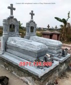 Thái Bình Mẫu khuôn viên lăng mộ đá công giáo đẹp bán tại Thái Bình - đạo thiên
