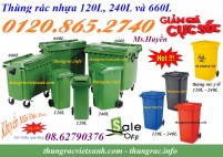 Tìm đại lý thùng rác 120 lít, thùng rác 240 lít và thùng rác 660 lít