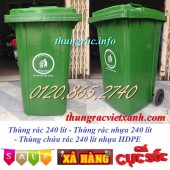 Bán thùng rác 240 lít, thùng rác nhựa 240 lít giá siêu rẻ- 01208652740 Huyền