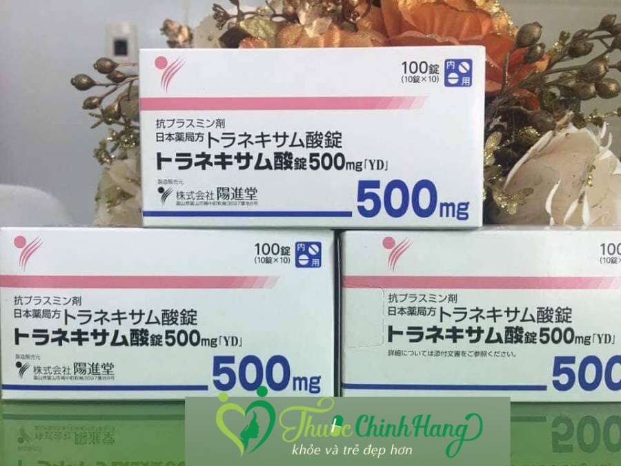 Viên uống trắng da, trị nám cao cấp Transamin 500mg Nhật Bản- Hộp 100v-image-3