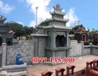 Lạng Sơn Mẫu khuôn viên lăng mộ đá xanh rêu đẹp bán tại Lạng Sơn - gia đình dòng