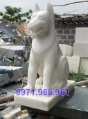 Mẫu tượng chó bằng đá đẹp bán tại an giang - chó đá nhà thờ canh cổng