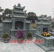Thanh Hoá Mẫu lăng mộ đá song thân đẹp bán tại Thanh Hoá - gia đình dòng họ