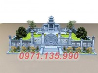 Quảng Nam Mẫu khuôn viên lăng mộ đá đẹp bán tại Quảng Nam - gia đình dòng họ