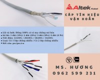 Cáp tín hiệu vặn xoắn Altek kabel/ Cáp đồng bọc xi bạc