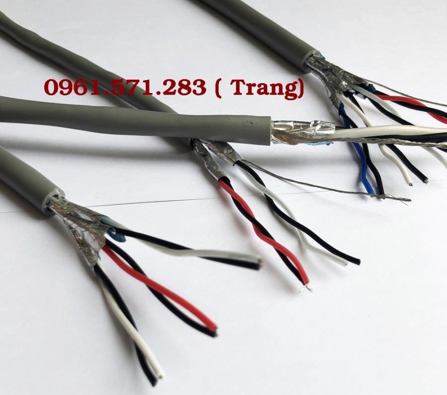 Cáp tín hiệu 22awg 2 lõi vặn xoắn có lớp chống nhiễu kép-image-5