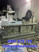 Bắc Ninh Mẫu mộ đá xanh rêu công giáo đẹp bán tại Bắc Ninh - Lăng mộ đạo