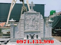 Bắc Giang Mẫu mộ đá nguyên khối công giáo đẹp bán tại Bắc Giang - Mộ đạo