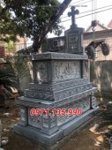 Bắc Ninh Xây, Lắp Đặt Mẫu mộ đá công giáo đẹp bán tại Bắc Ninh - Lăng mộ đạo